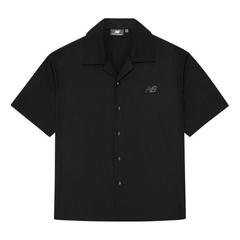 Skjorte New Balance Nice Rice Polo Shirt Sort | 5HD27011-BK
