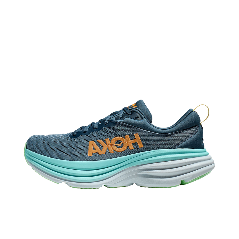 Løbe Hoka One One Bondi 8 Real Teal Shadow Mørkeblå | 1123202-RHD