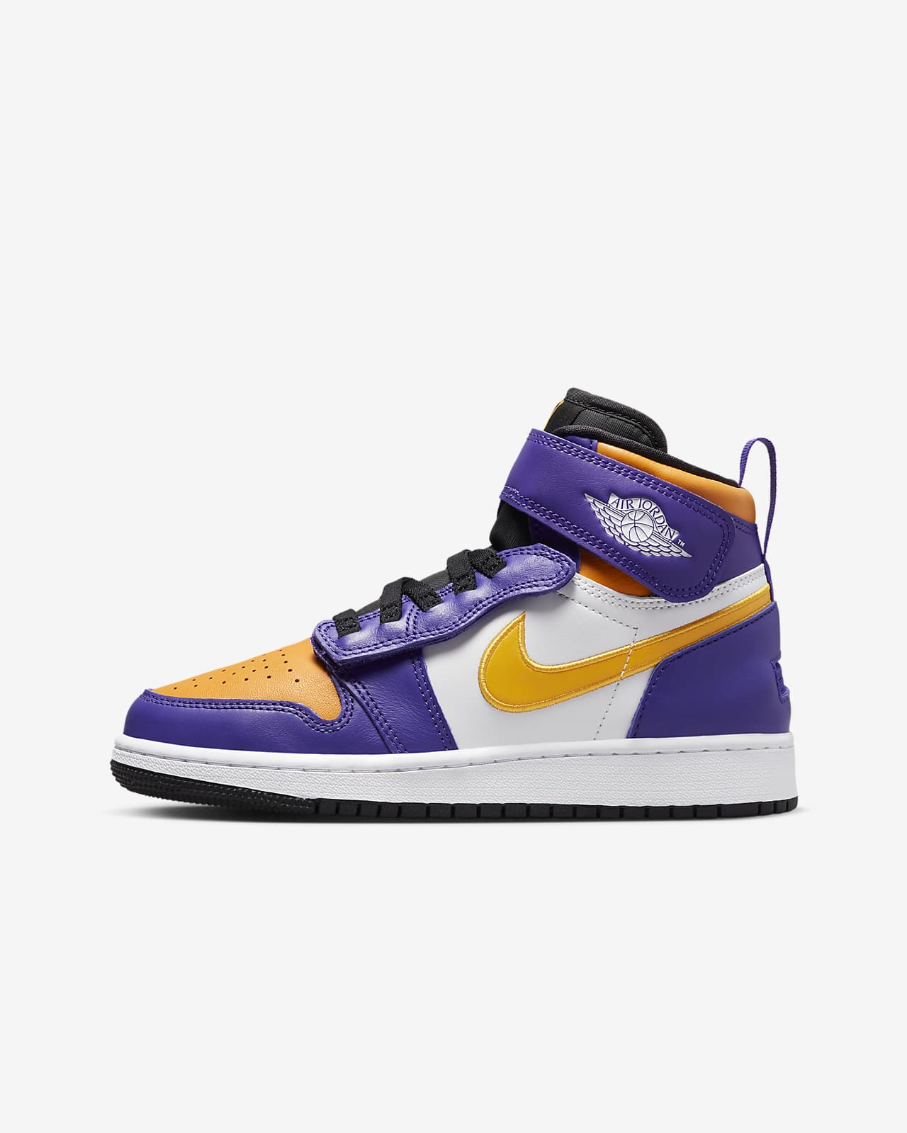 Sneakers og sko Jordan Air Jordan 1 Hi FlyEase "Lakers" GS Lilla | DC7986-517, 0