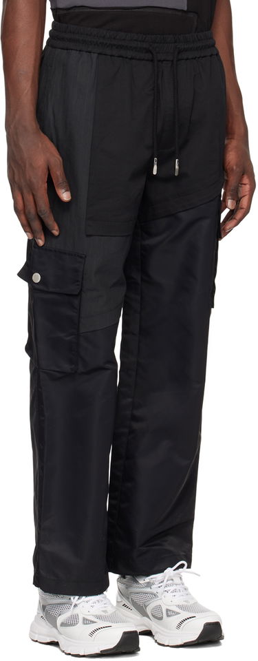 Cargo bukser Feng Chen Wang Feng Chen Wang Paneled Cargo Pants Sort | FMS15TR27B, 1