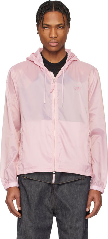 Vindjakke Courrèges Courrèges Hooded Windbreaker Jacket Lyserød | 125CMA198NY0043, 0