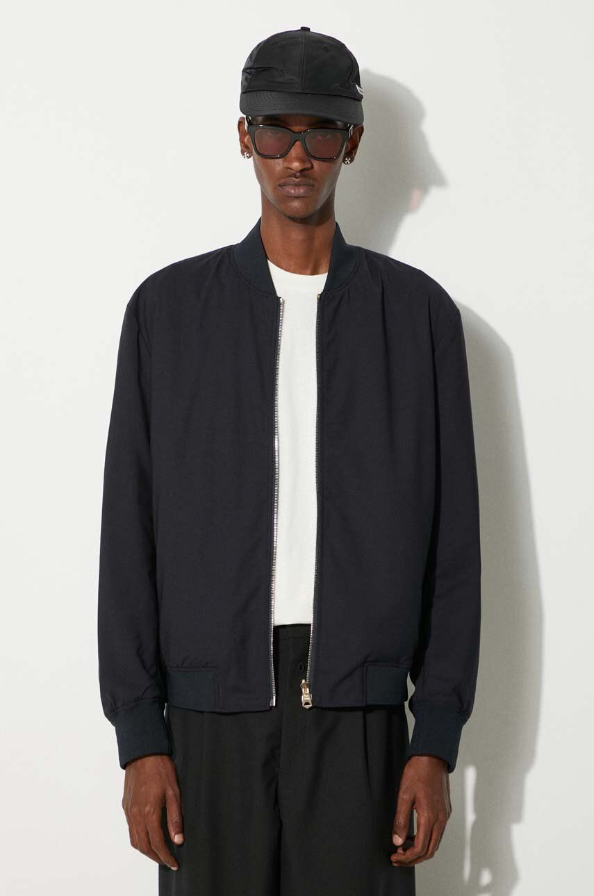 Bomberjakke Paul Smith Paul Smith Wool Bomber Jacket Sort | M1R.052Z.N02212, 0