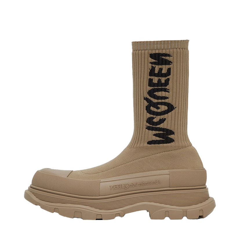 Sneakers og sko Alexander McQueen Tread Slick High Sneakers Beige | 705671W4TV1