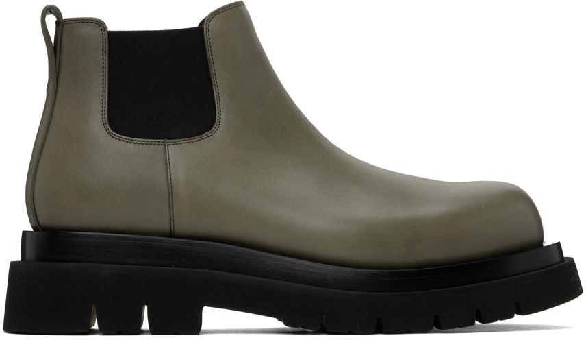 Sneakers og sko Bottega Veneta Lug Chelsea Boots "Gray" Grå | 634403 VBS50, 0