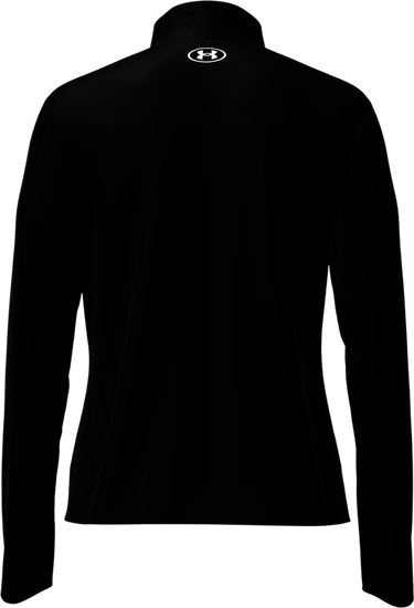 Sweatshirt Under Armour Long-sleeved UA Tech Wordmark Tape ½ Zip Pullover Sort | 6005100-004, 1