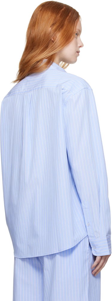 Skjorte GUIZIO Guizio Oona Striped Buttondown Shirt Blå | P25104W150, 2