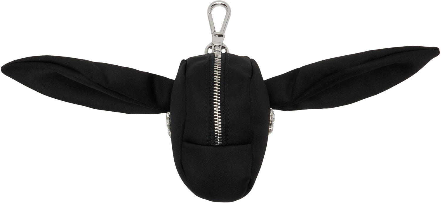 Nøgleringe Simone Rocha Simone Rocha Satin Hare Coin Purse Bag Charm Sort | COINPURSE1 0812, 1