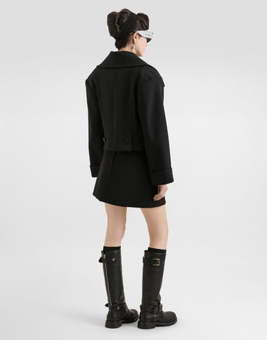 Nederdel Dolce & Gabbana Dolce & Gabbana Double Crepe Basque Skirt Sort | F4C4PTFU2L8N0000, 2