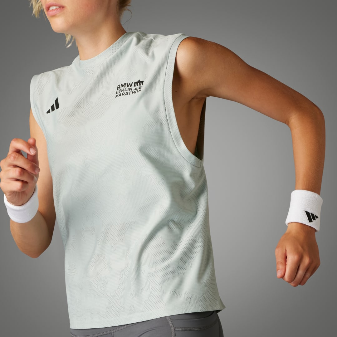Tanktop adidas Originals BMW Berlin Marathon Hvid | IN1337, 0