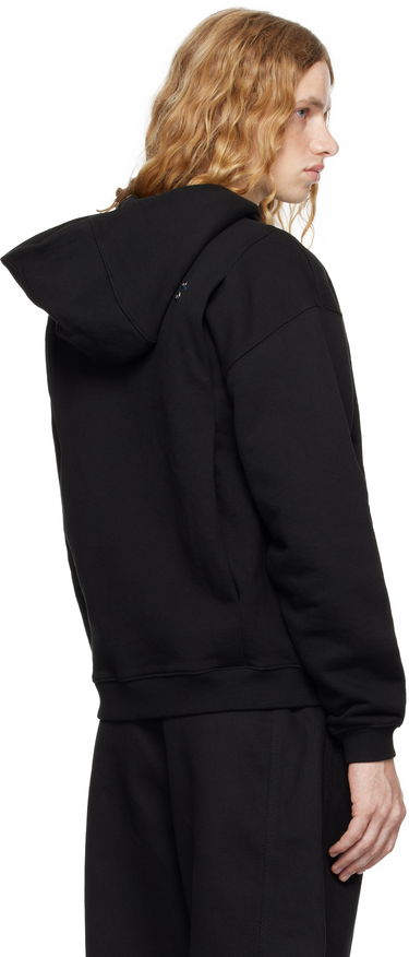 Sweatshirt ADER ERROR Black Patch Pocket Hoodie Sort | BN01FWHD0106BK, 2