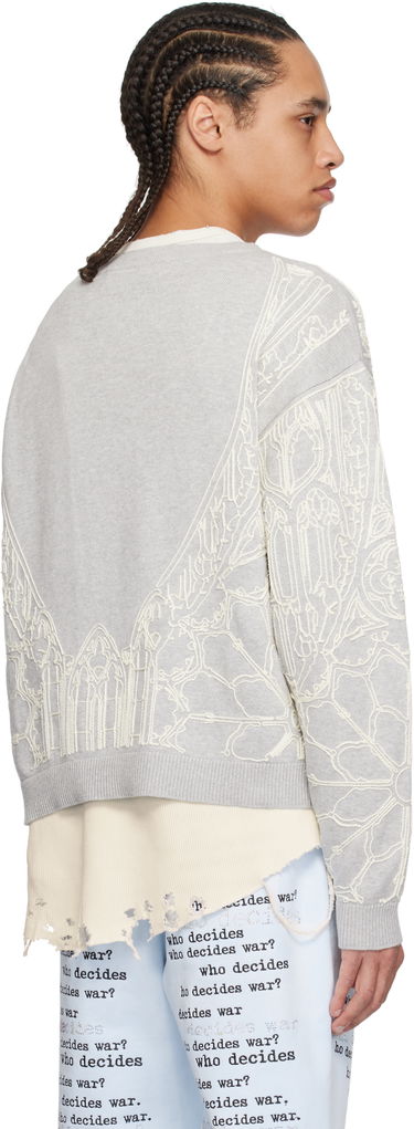 Sweater Who Decides War Who Decides War Notre Dame Sweater Grå | 1110440021SS25, 2