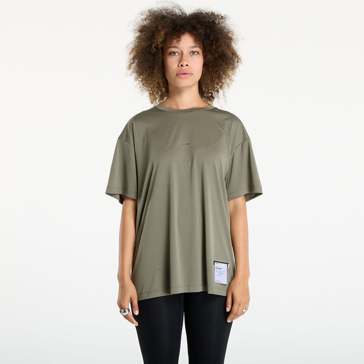 T-shirt Satisfy Satisfy Auralite T-Shirt Grøn | 11000-DO-SA, 1