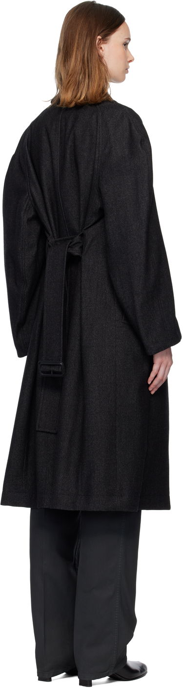 Frakker LEMAIRE Raglan Sleeve Coat Sort | CO1122 LF1319, 2