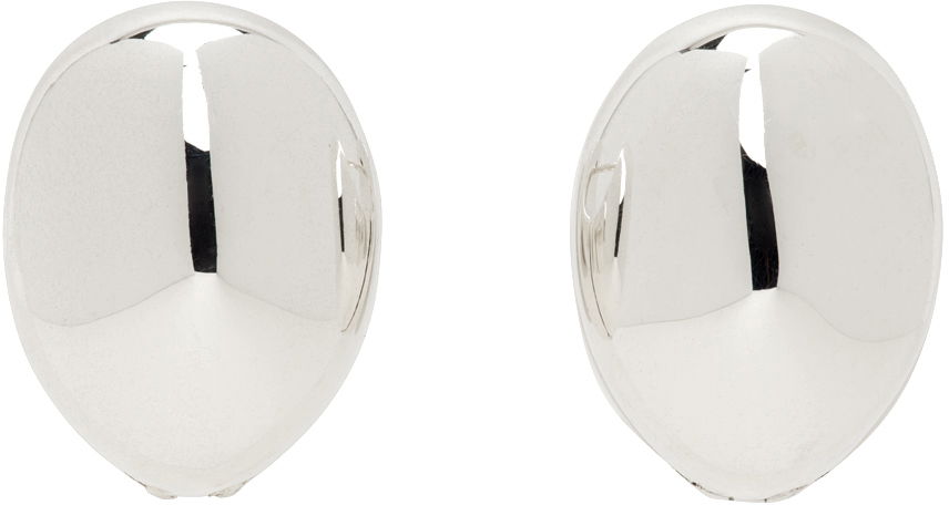 Øreringe Bottega Veneta Hoop Earrings Grå | 754325 V5070, 0