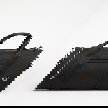 Rejsetaske Fred Perry Fred Perry Textured Nylon Barrel Bag Sort | L9257 102, 0