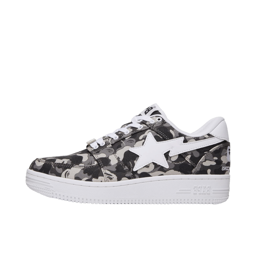 Sneakers og sko BAPE Comme Des Garcons x Bape Sta "White Camo" Grå | 191-WHT