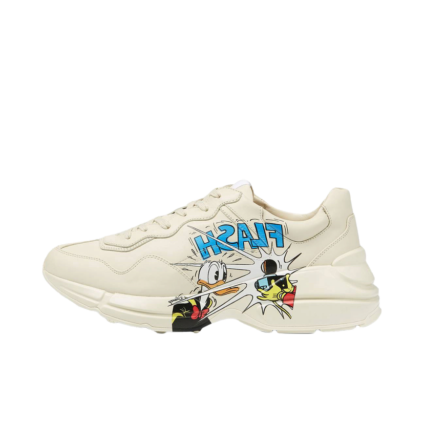 Sneakers og sko Gucci Rhyton x Disney Donald Duck Beige | 646509 DRW00 9522
