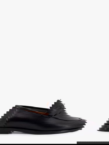 Sneakers og sko Loro Piana Black Leather Loafers Sort | FAP54288000, 0