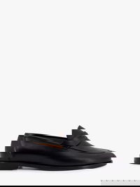 Black Leather Loafers