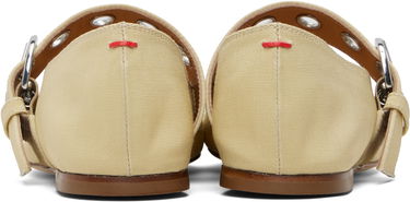 Skopleje Aeyde Aeyde Uma Eyelet Mary-Jane Ballerina Flats Beige | A11-FL-RKLS08FL159-SS25-957-069, 1