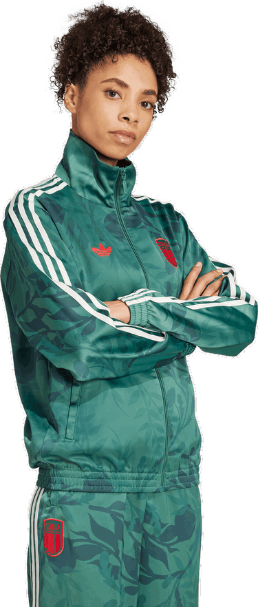 Jakke adidas Performance Italy Track Jacket Grøn | JJ0348, 3