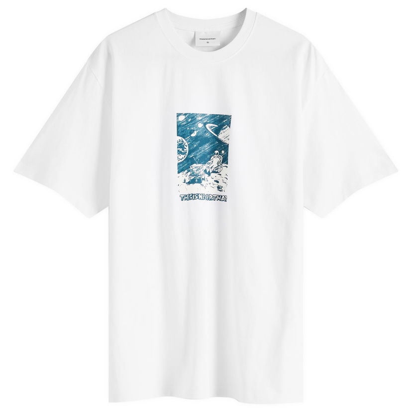 T-shirt thisisneverthat thisisneverthat Outer Space Graphic T-Shirt Hvid | TN251TTSST05-WHT