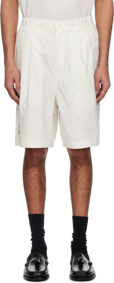 Shorts AAPE by A Bathing Ape AAPE by A Bathing Ape 'AAPE Now' Woven Shorts Hvid | AAPSPMB670XXNIVX, 0