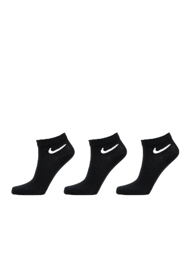 Undertøj og sokker Nike Lightweight Ankle Socks 3-Pack Sort | SX7677-010