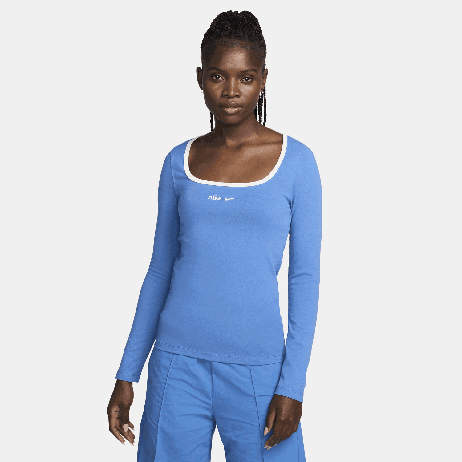 T-shirt Nike Sportswear Blå | HJ3981-402, 0