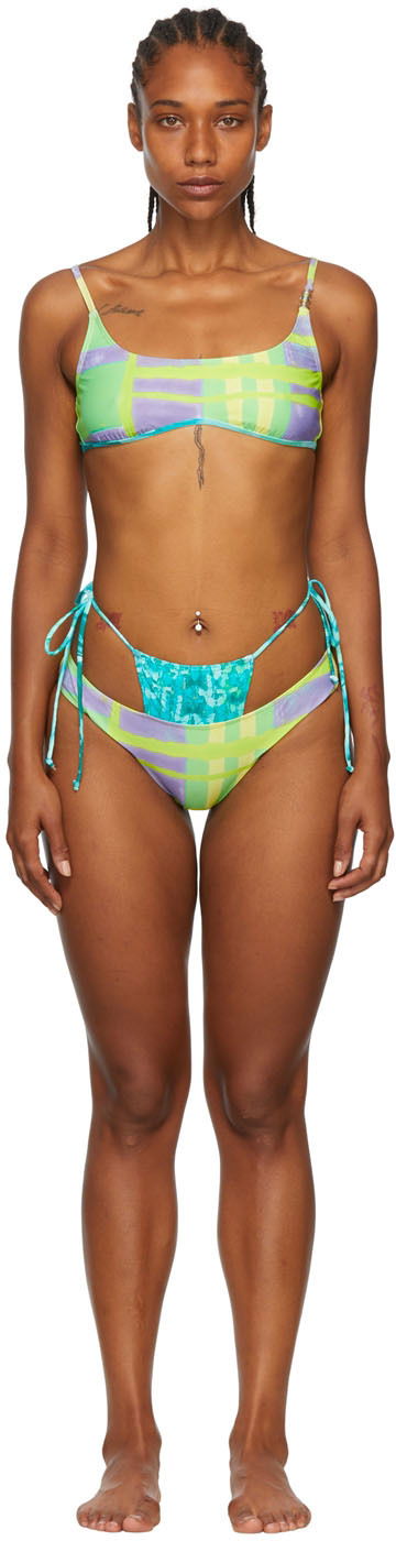 Badetøj Collina Strada Collina Strada Recycled Nylon Bikini Flerfarvet | XX2117, 0