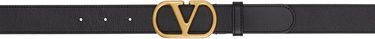 Bælter Valentino Valentino Garavani VLogo Signature Belt Sort | 6W2T0SM3IYR, 0