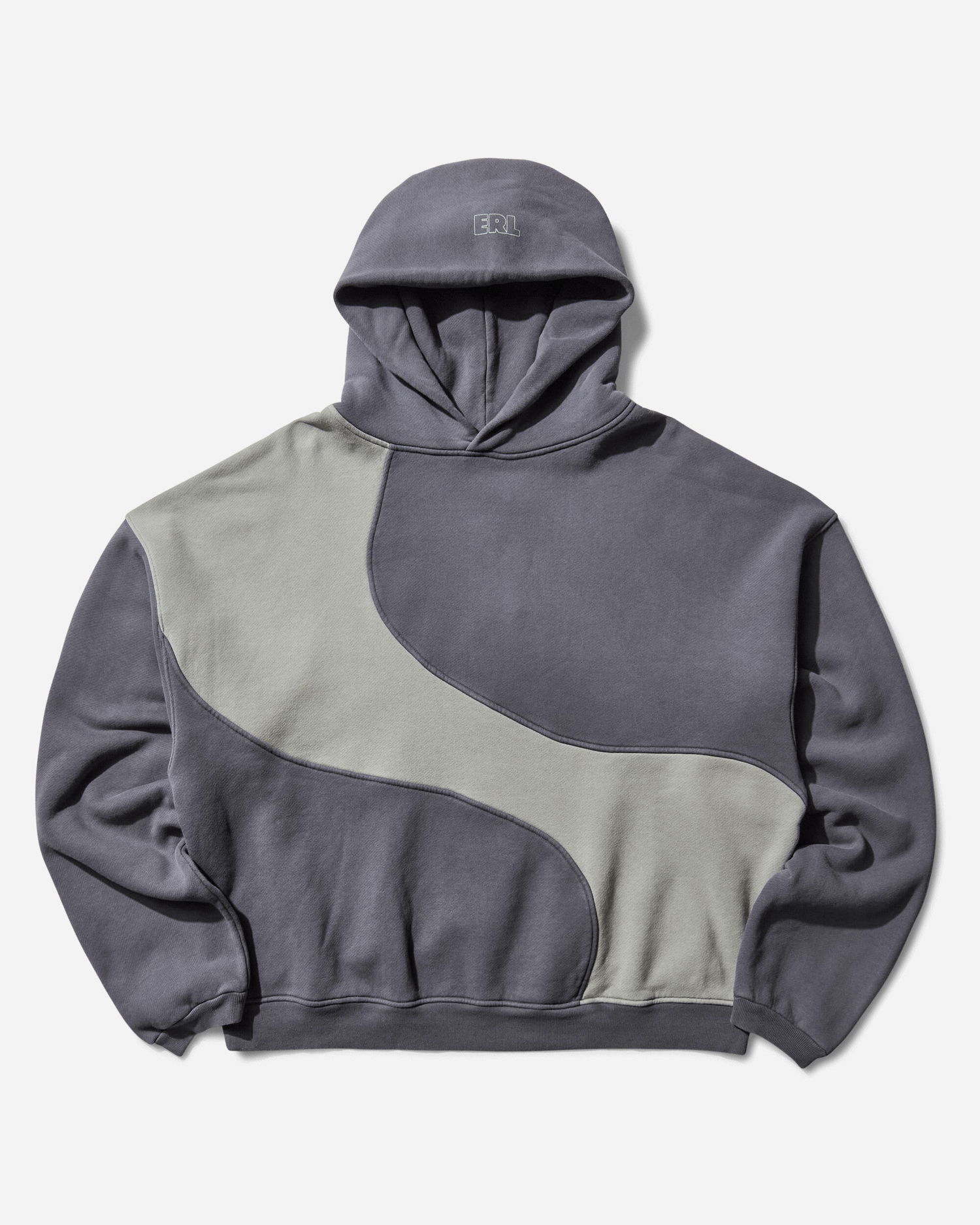 Sweatshirt ERL Wave Hoodie Grå | ERL11T024 2, 1