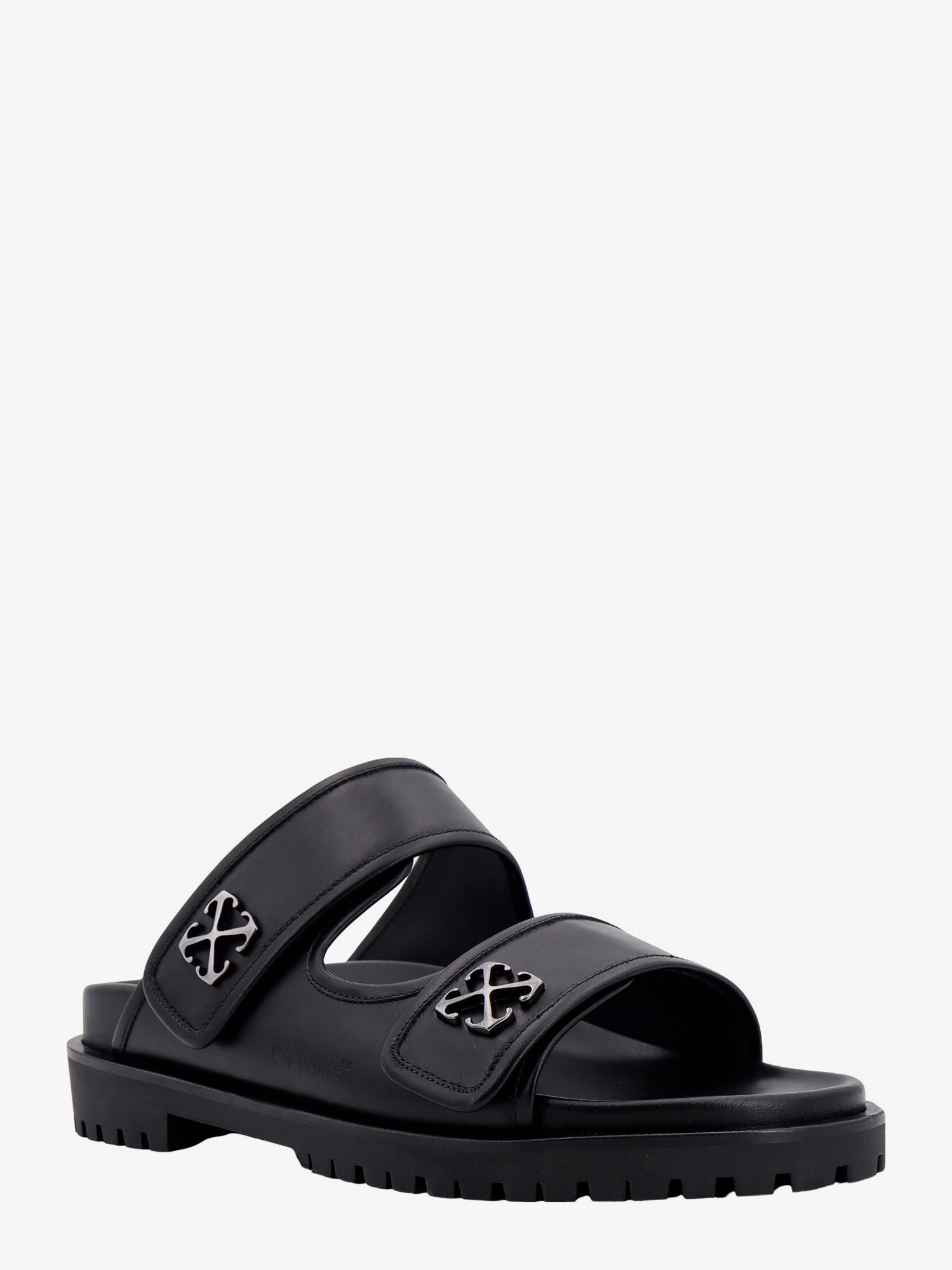 Sneakers og sko Off-White SANDALS - OFF WHITE Sort | OMIH008S24LEA0011072, 1