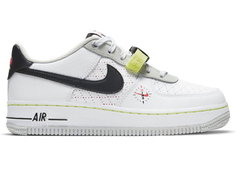 Sneakers og sko Nike Air Force 1 Low LV8 Swoosh Compass Hvid | DC2532-100
