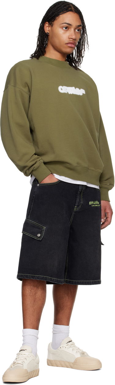 Shorts Off-White Off-White Safari Cargo Denim Shorts Sort | OMYC024S25DEN0021350, 3