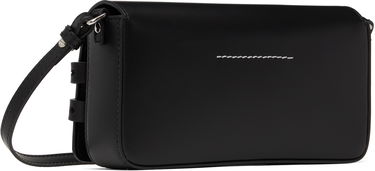 Håndtaske Maison Margiela MM6 Maison Margiela Small Bracelet Bag Sort | SB6WG0018 P8327, 2