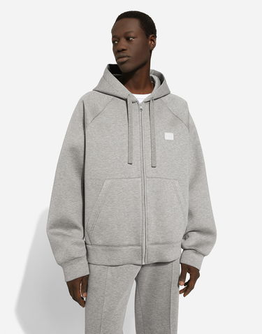 Sweatshirt Dolce & Gabbana Felpa Con Cappuccio Grå | G9ATOTHU7JWS8295, 3