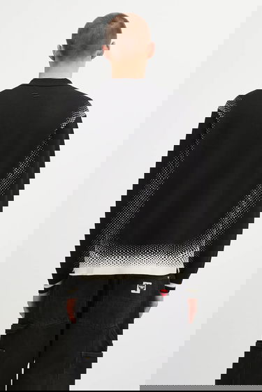Skjorte Filling Pieces Filling Pieces Knit Rugby Shirt Sort | 422571500243, 2