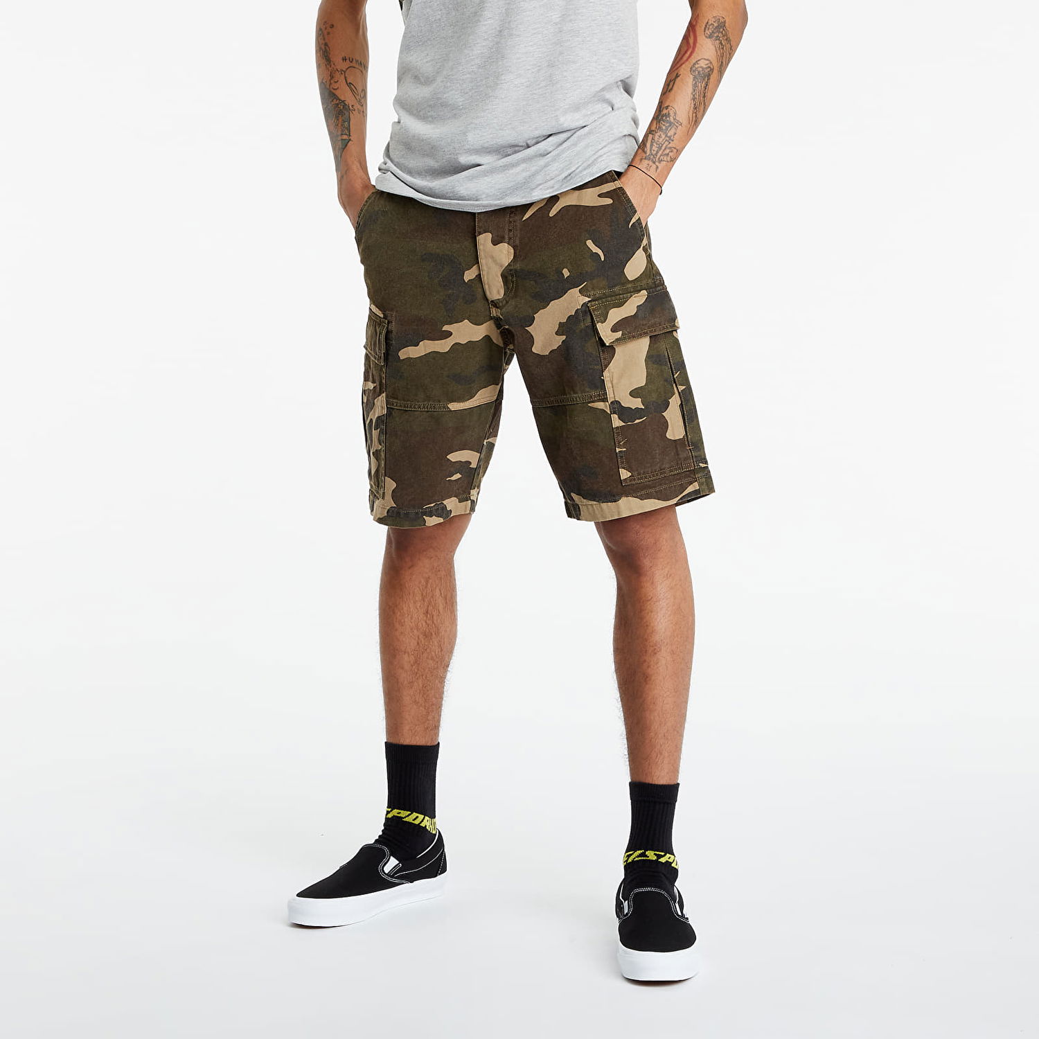 Shorts Horsefeathers Baxter Shorts Grøn | SM1153A, 1