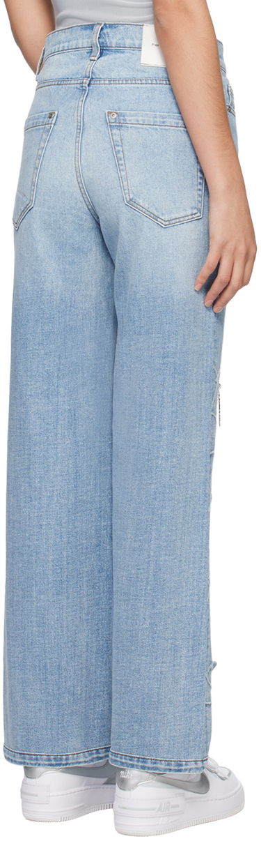 Jeans Feng Chen Wang Feng Chen Wang Phoenix Cutout Jeans Blå | FUS15TR13, 2