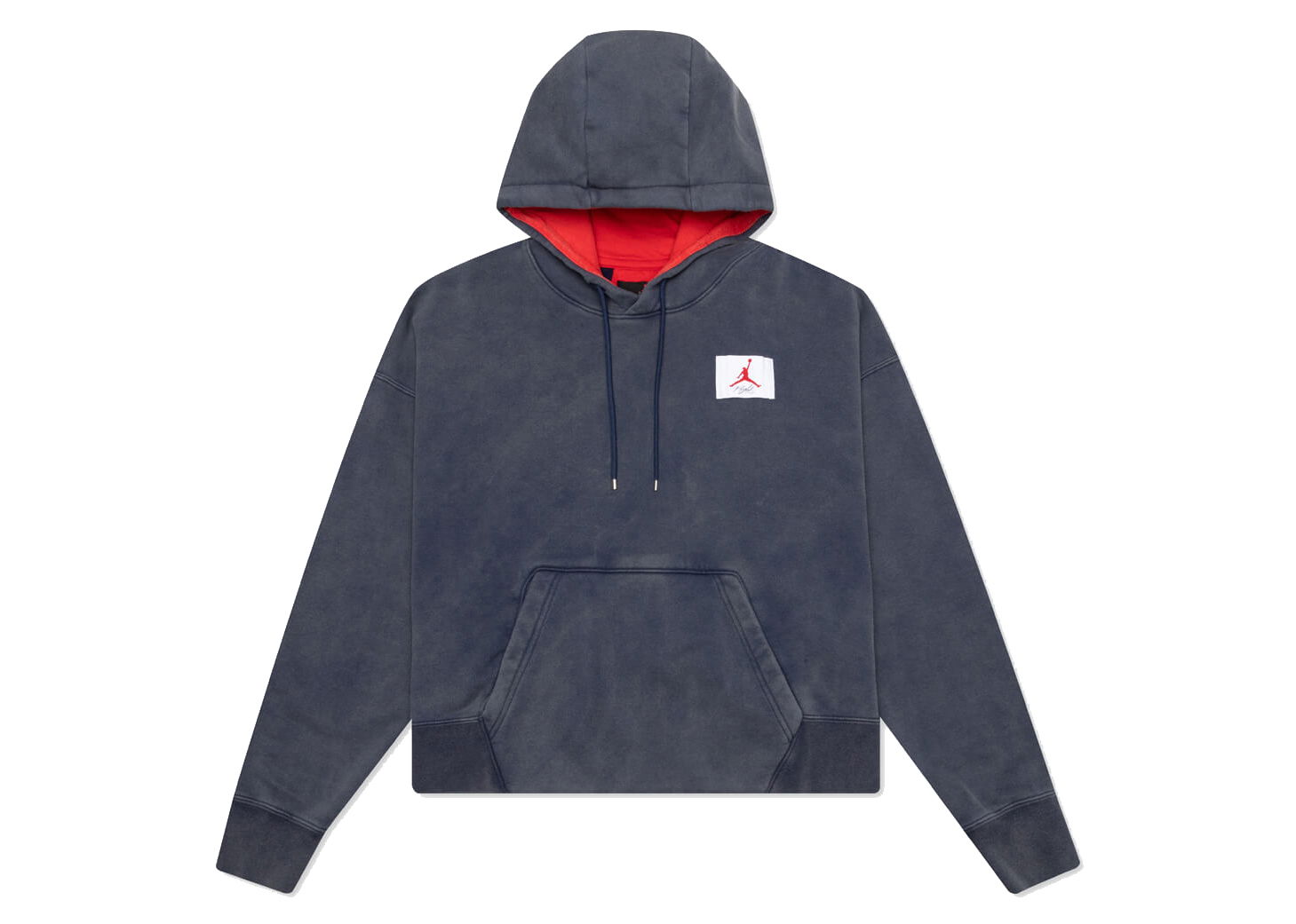 Sweatshirt Jordan Flight Hoodie Mørkeblå | CV7737-410, 0