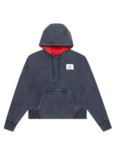 Sweatshirt Jordan Flight Hoodie Mørkeblå | CV7737-410