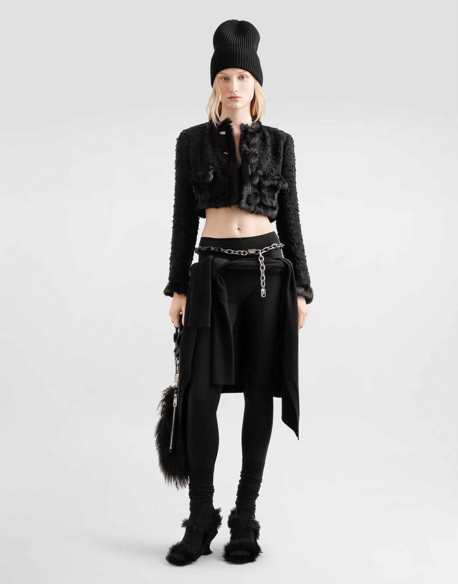 Leggings Dolce & Gabbana Dolce & Gabbana Jersey Leggings Sort | FTDGUTFUGN7N0000, 1