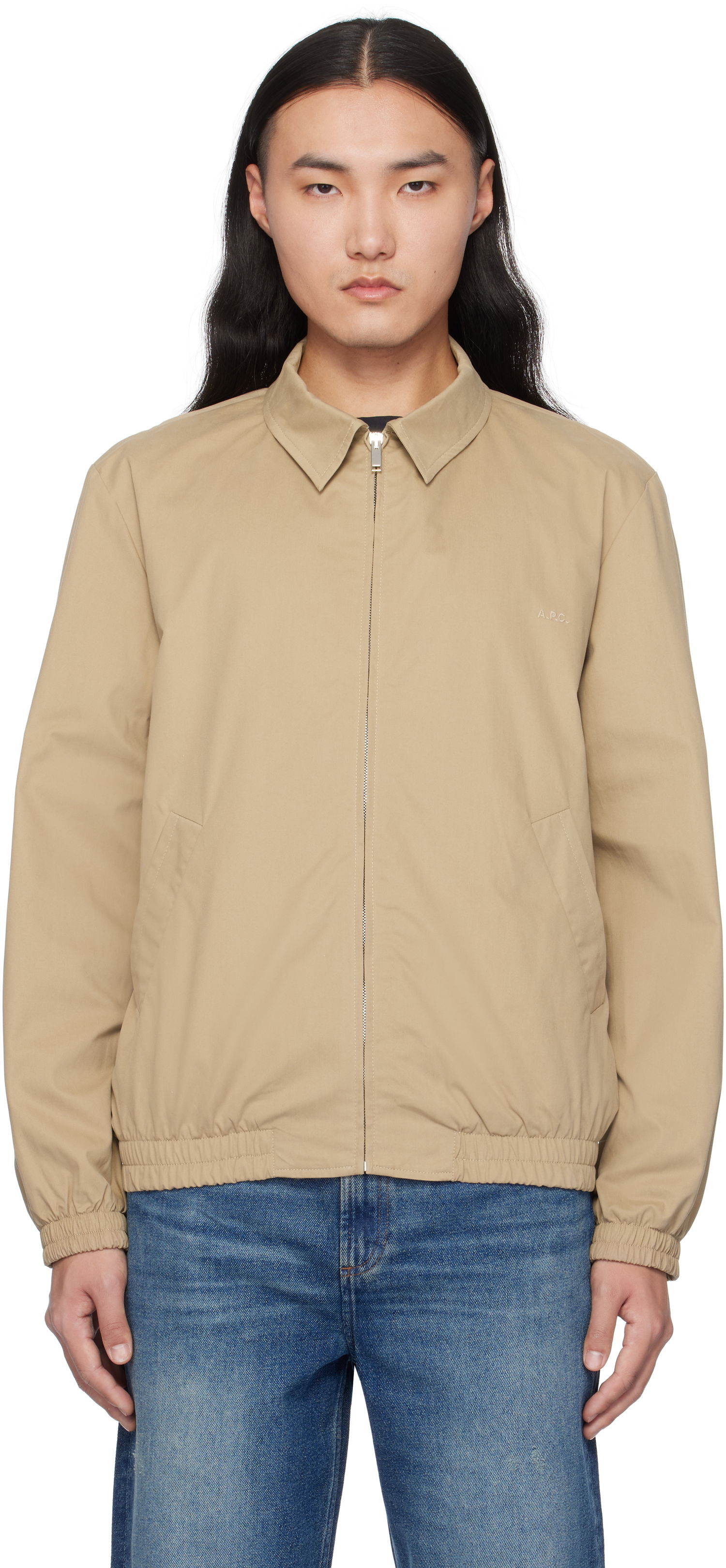 Bomberjakke A.P.C. Bomber Jacket Beige | COGZR-H02922, 0