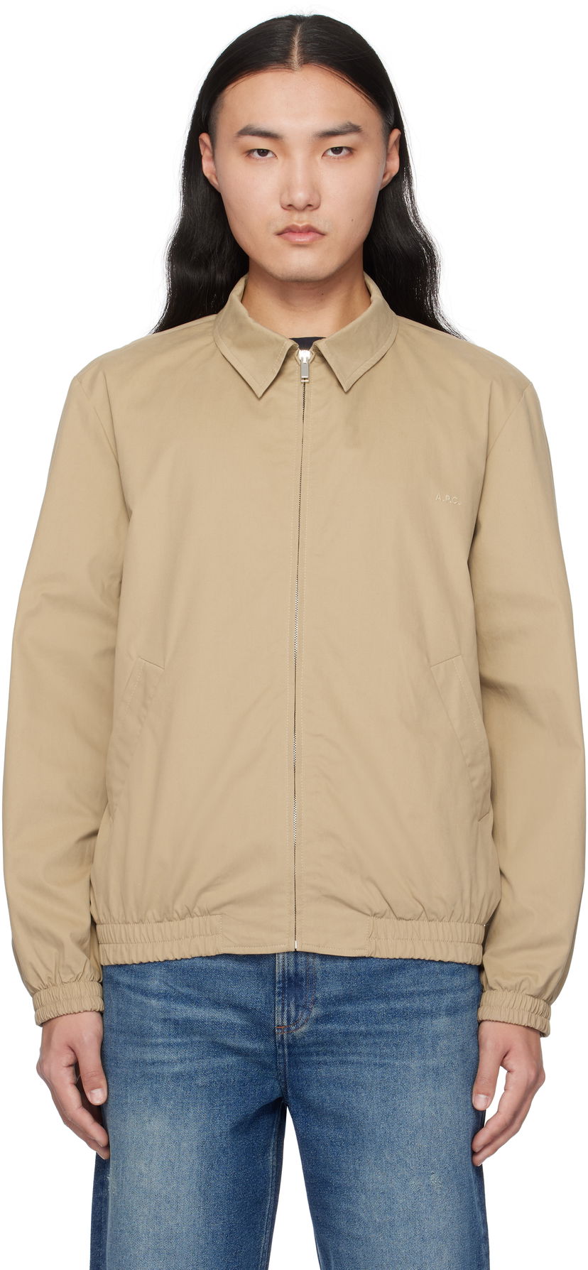 Bomberjakke A.P.C. Bomber Jacket Beige | COGZR-H02922