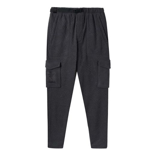 Cargo bukser New Balance Polar Fleece Sports Pants Sort | MP03598-PHM