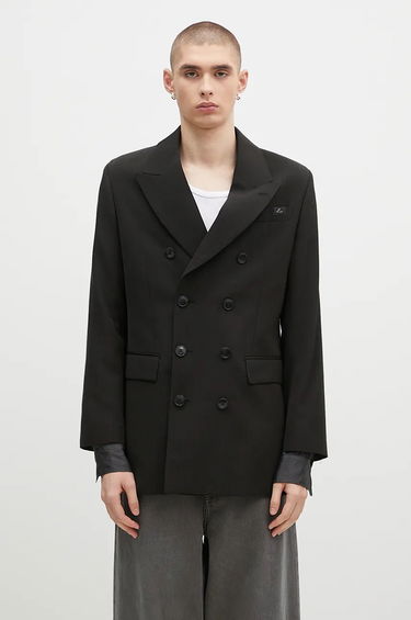 Frakker Martine Rose Double Breasted Short Coat Sort | 328WT05006, 0