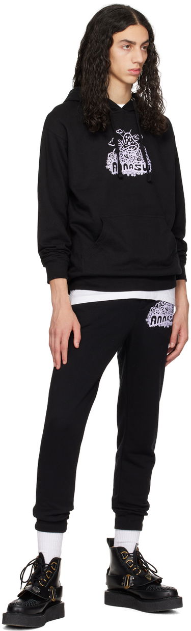 Joggingbukser Anna Sui Anna Sui Mushroom Lounge Pants Sort | MT1023A40, 3