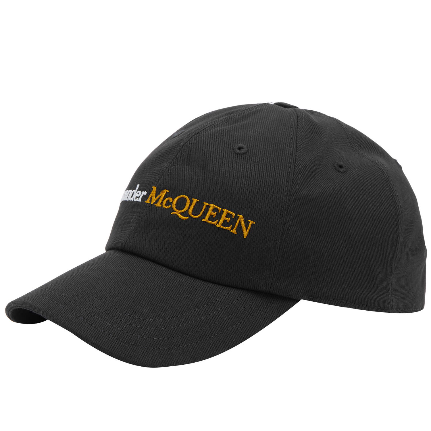 Kasket Alexander McQueen Logo Cap Sort | 782062-4105Q-1080, 0