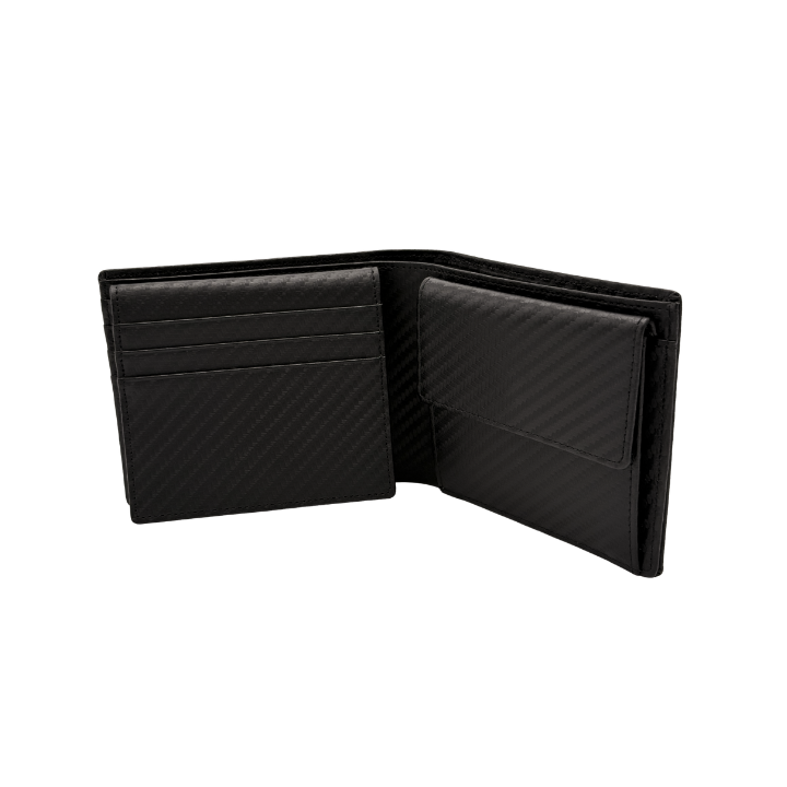Tegnebog Vasky Dean Carbon Wallet Sort | A-0084-201-M, 1